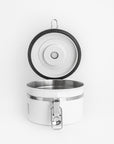 WHISK tea canister / matt white